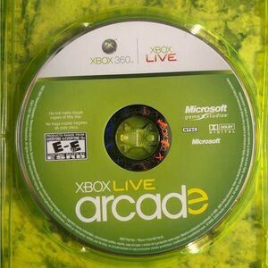 Microsoft Xbox 360 Live Arcade Disc - Green and White